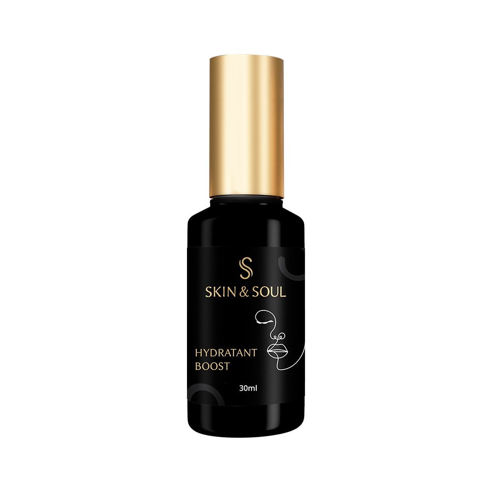 Amber Glass Cosmetic Bottle Mockup